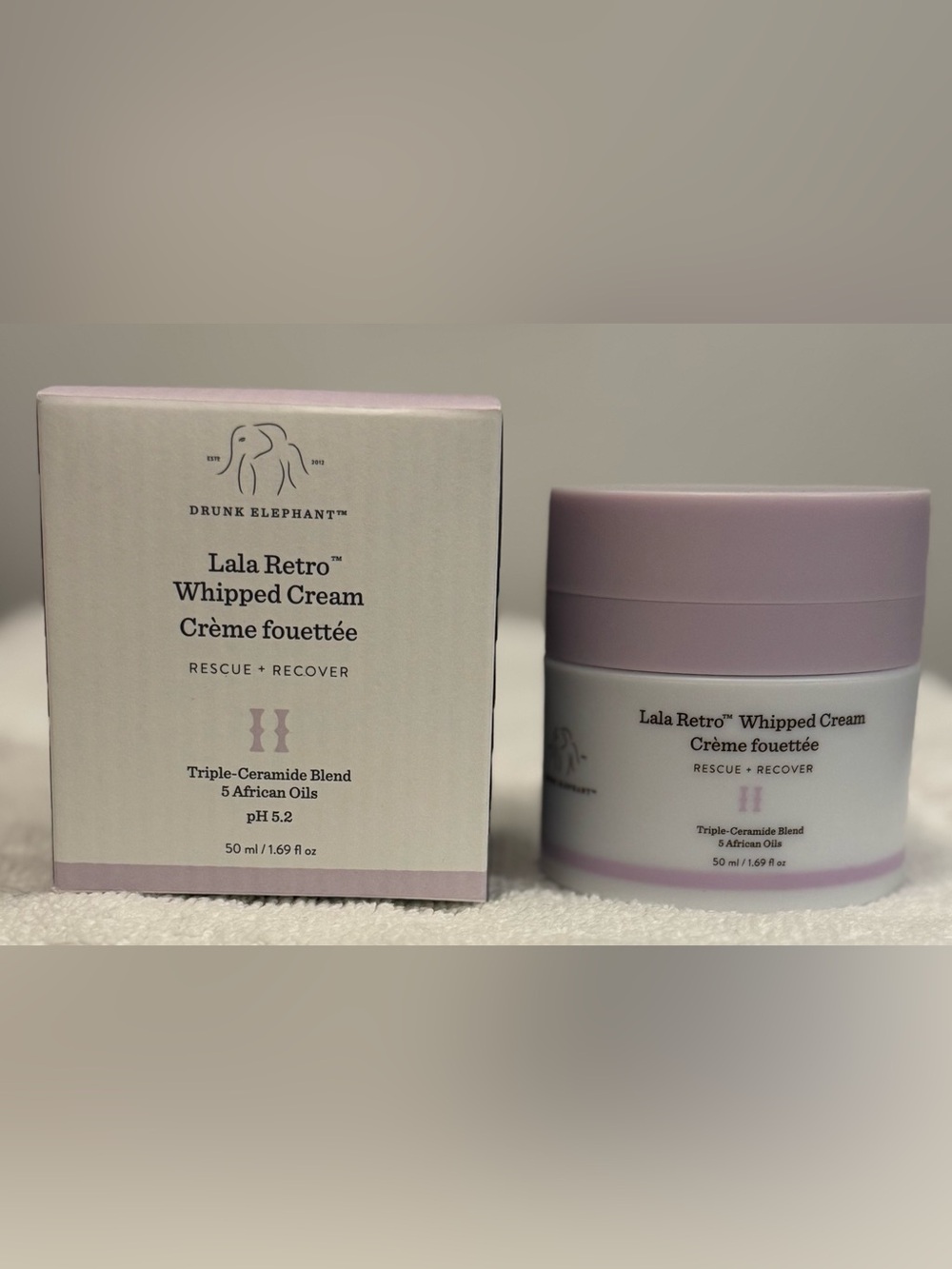 Drunk Elephant Lala Retro Whipped Cream w Triple-Ceramide & African Oils  NEW